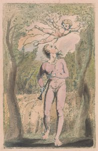 Sange om uskyld og om erfaring, plade 1, Innocence Frontispice (Bentley 2) af William Blake