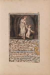 Sange om uskyld og erfaring, plade 22, Den lille dreng fundet (Bentley 14) af William Blake