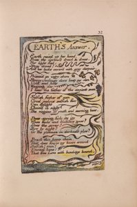 Sange om uskyld og erfaring, plade 32, Jordens svar (Bentley 31) af William Blake