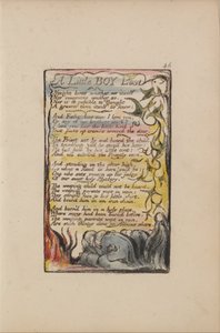 Songs of Innocence and of Experience, Plate 46, A Little Boy Lost (Bentley 50) af William Blake