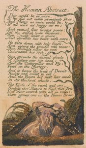 Songs of Innocence and Experience, Plade 46, "The Human Abstract" (Bentley 47) af William Blake