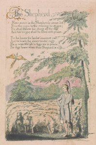 Sange om uskyld og erfaring, plade 4, hyrden (Bentley 5) af William Blake