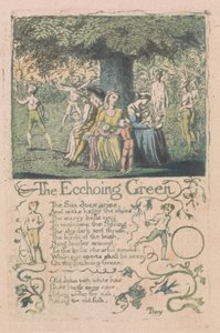 Sange om uskyld og om erfaring, plade 8, "The Ecchoing Green" (Bentley 6) af William Blake