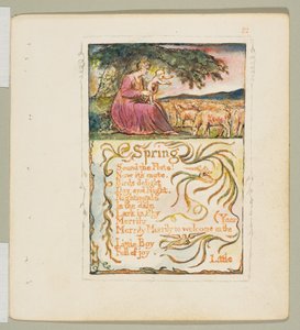 Sange om uskyld og erfaring: Forår, ca. 1825. af William Blake