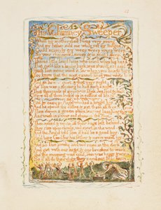 Sange om uskyld og erfaring: Skorstensfejeren, ca. 1825. af William Blake
