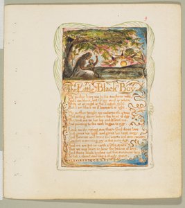 Sange om uskyld og erfaring: Den lille sorte dreng, ca. 1825. af William Blake