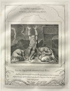 Jobs Bog: Nr. 8, Lad den dag forgå, hvor jeg blev født af William Blake