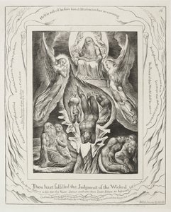 Jobs Bog: Pl. 16, du har fuldbyrdet de ugudeliges dom af William Blake
