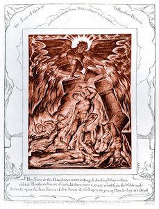 The Book of Job illustrationer af William Blake af William Blake