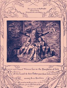 The Book of Job illustrationer af William Blake af William Blake
