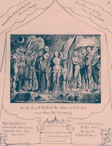 The Book of Job illustrationer af William Blake af William Blake
