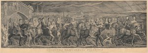 The Canterbury Pilgrims, 1810. af William Blake