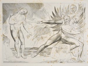 De korrupte embedsmænds kreds: Djævlerne, der plager Ciampolo Inferno, Canto XXII, illustration til 