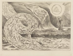De lystnes kreds: Paolo og Francesca af William Blake