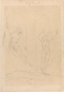 Menneskenes Datter bliver en Sirene af William Blake