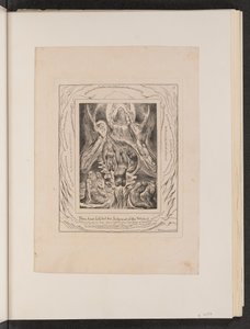 Satans fald, 1825. af William Blake
