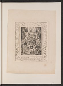 Satans fald, 1825. af William Blake