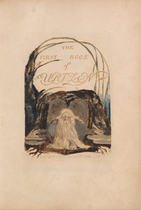 Urizens første bog, plade 1 af William Blake