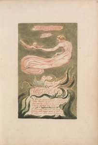 Den første bog om Urizen, plade 2, Preludium til Urizens bog (Bentley 2) af William Blake