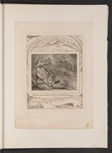 Herren svarer job ud af hvirvelvinden, 1825. af William Blake