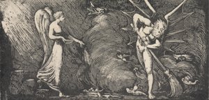 Manden, der fejer tolkestuen af William Blake