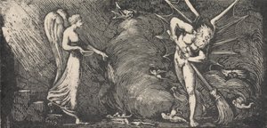 Manden, der fejer tolkestuen af William Blake