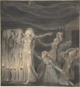 Lignelsen om de kloge og de tåbelige jomfruer af William Blake