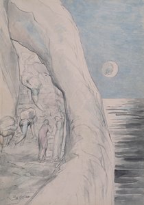 De stolte under deres enorme byrder 1824-27 af William Blake
