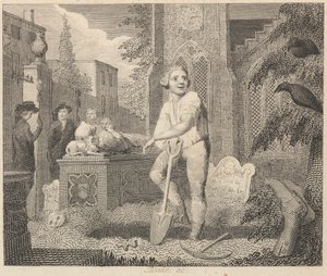 Ravnene, Sextonen og Jordormen af William Blake