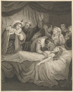 Julies død af William Blake