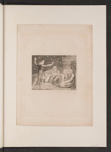 Elihus vrede, 1825. af William Blake