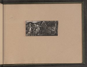 Thenot og Colinet fører deres flokke sammen af William Blake