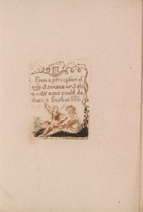 Der er ingen naturlig religion, plade 5, III Fra en opfattelse. . . . (Bentley a6) af William Blake