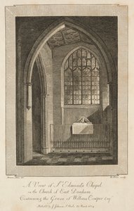 Udsigt over St. Edmunds Chapel i Church of East Dereham..., 1804. af William Blake