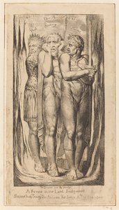 Krig (Anklagerne for tyveri, utroskab, mord) af William Blake