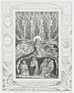 Da morgenstjernerne sang sammen af William Blake