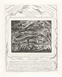 Med drømme på min seng skræmmer du mig og skræmmer mig med syner af William Blake