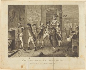 De discomfiterede duellister af William Blake after Samuel Collings