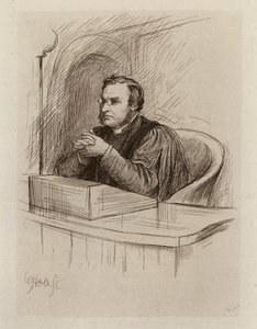 Archibald Hamilton Charteris, professor i bibelkritik og bibelske antikviteter (kobberstik) af William Brassey (after) Hole