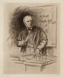 Henry Calderwood, professor i moralfilosofi (kobberstik) af William Brassey (after) Hole