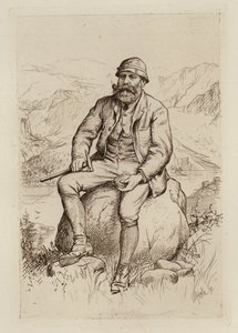 James Geikie, professor i geologi (kobberstik) af William Brassey (after) Hole