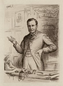 John Chiene, professor i kirurgi (gravering) af William Brassey (after) Hole