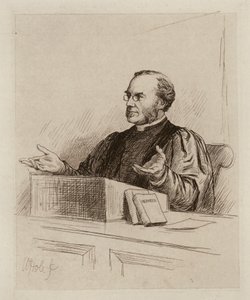 Malcolm Campbell Taylor, professor i teologi og kirkehistorie (kobberstik) af William Brassey (after) Hole