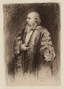 Sir Alexander Grant, vicekansler og rektor (kobberstik) af William Brassey (after) Hole