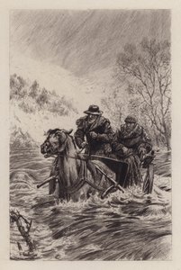 Gennem syndfloden (gravering)