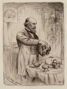 William Turner, professor i anatomi (kobberstik) af William Brassey (after) Hole