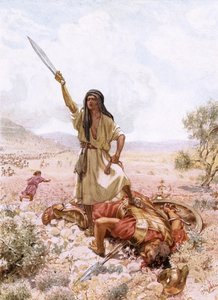 David og Goliat af William Brassey Hole