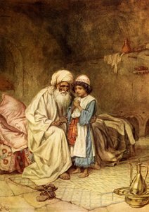 Eli og Samuel. Og han sagde Det er Herren: - Bibelen af William Brassey Hole