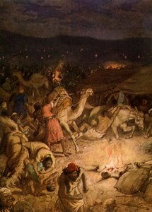 Gideon i midjanitternes lejr - Bibelen af William Brassey Hole