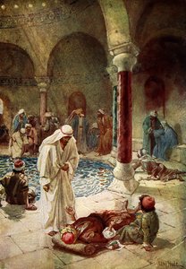 Jesus helbreder en syg mand - Bibelen